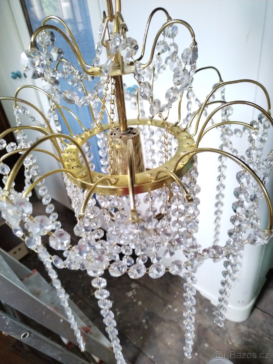 Retro křišťálový lustr - 2