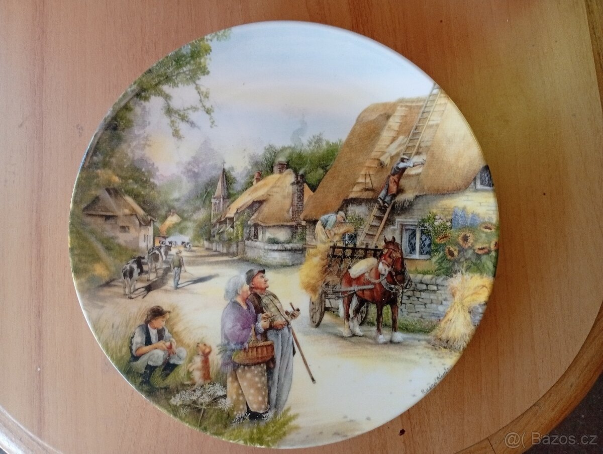 ROYAL DOULTON - DOWN ON THE FARM sběratelské talíře z Anglie - 2