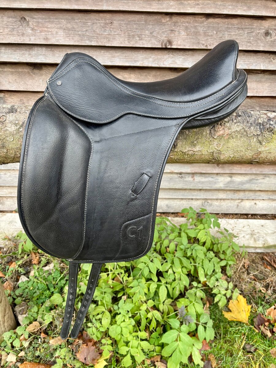 Drezurní sedlo Baloun - super stav, měnitelná komory - 2