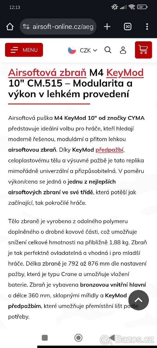 Airsoftové vybavení - 2