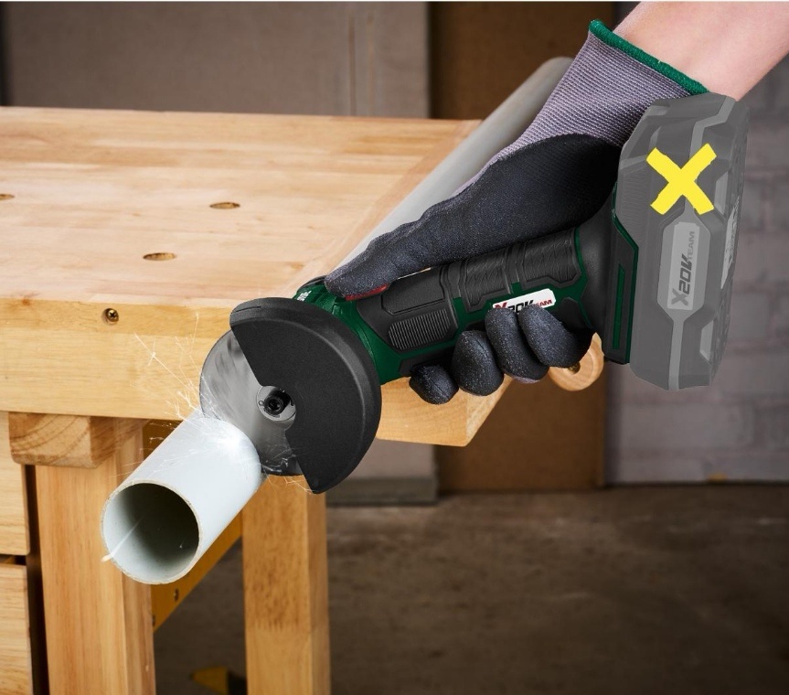 Aku bruska V20 Parkside - 2