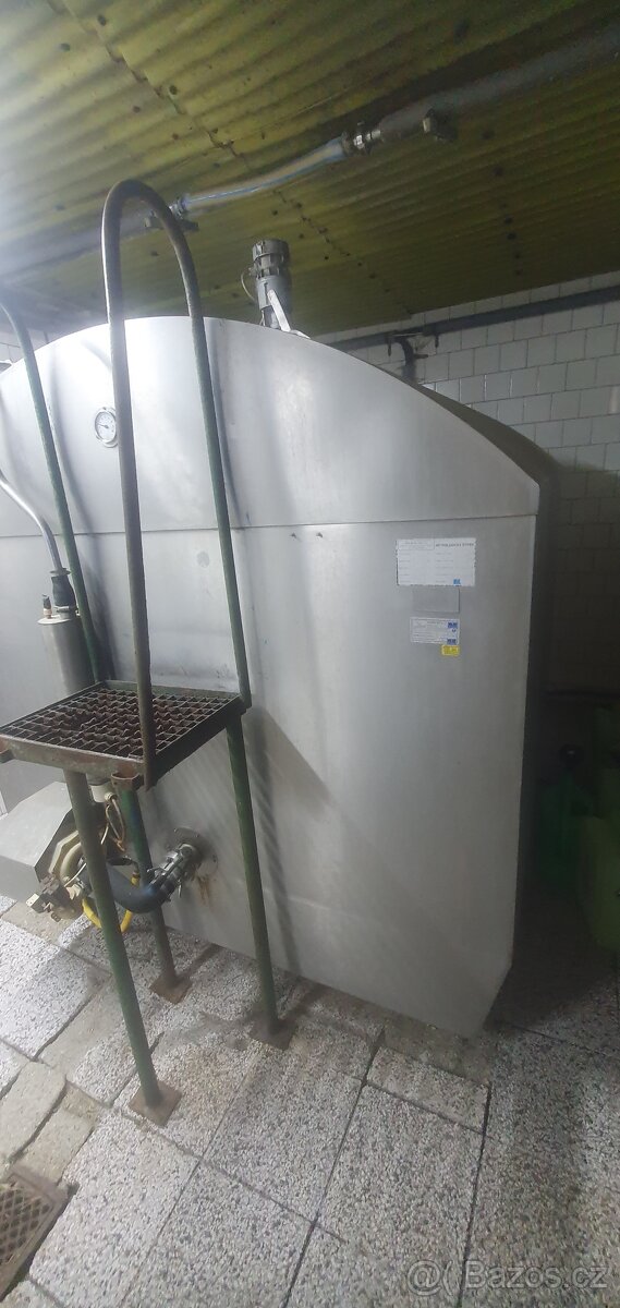 tank na mléko, dojírna bauer, proplach dojírny mýval - 2