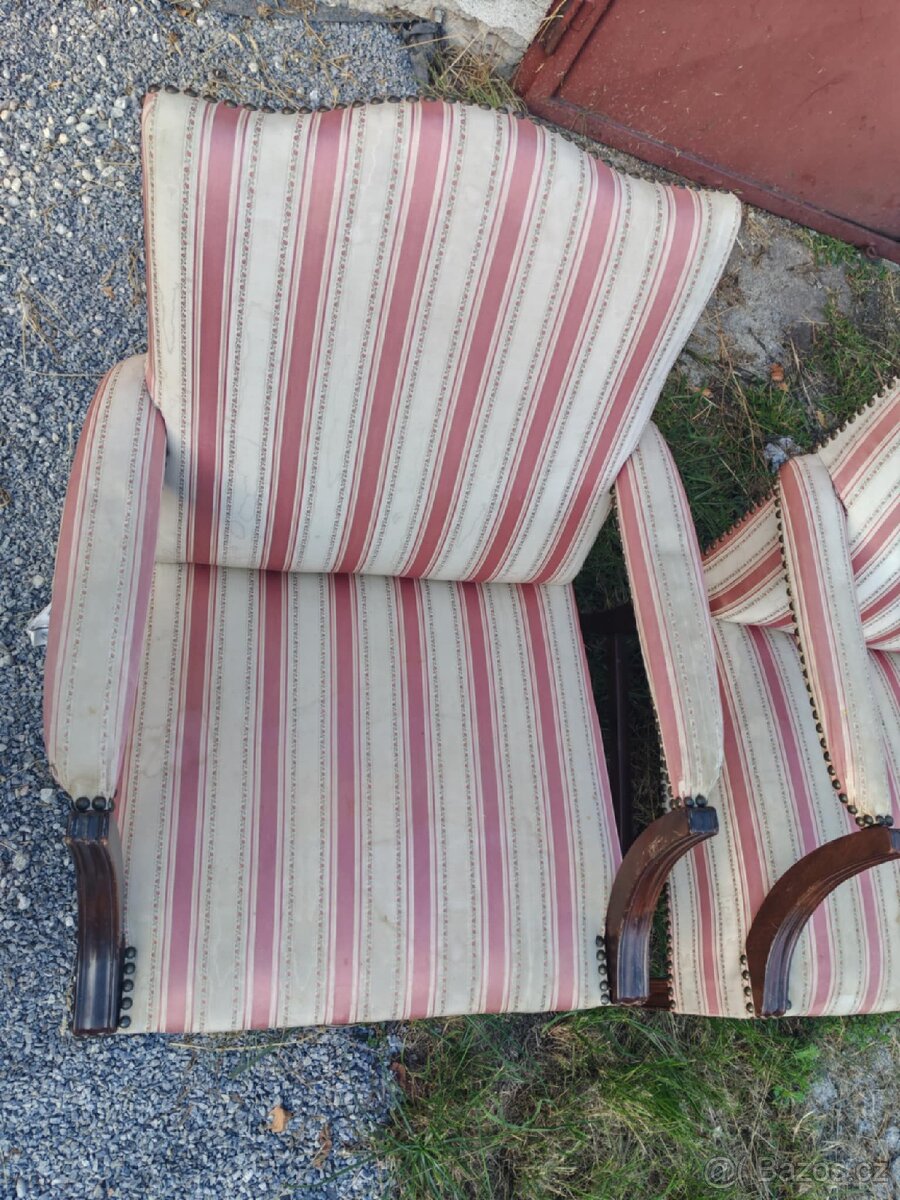 Stará švédská křesla AB O. H. SJÖGREN TRANAS SWEDEN - 2