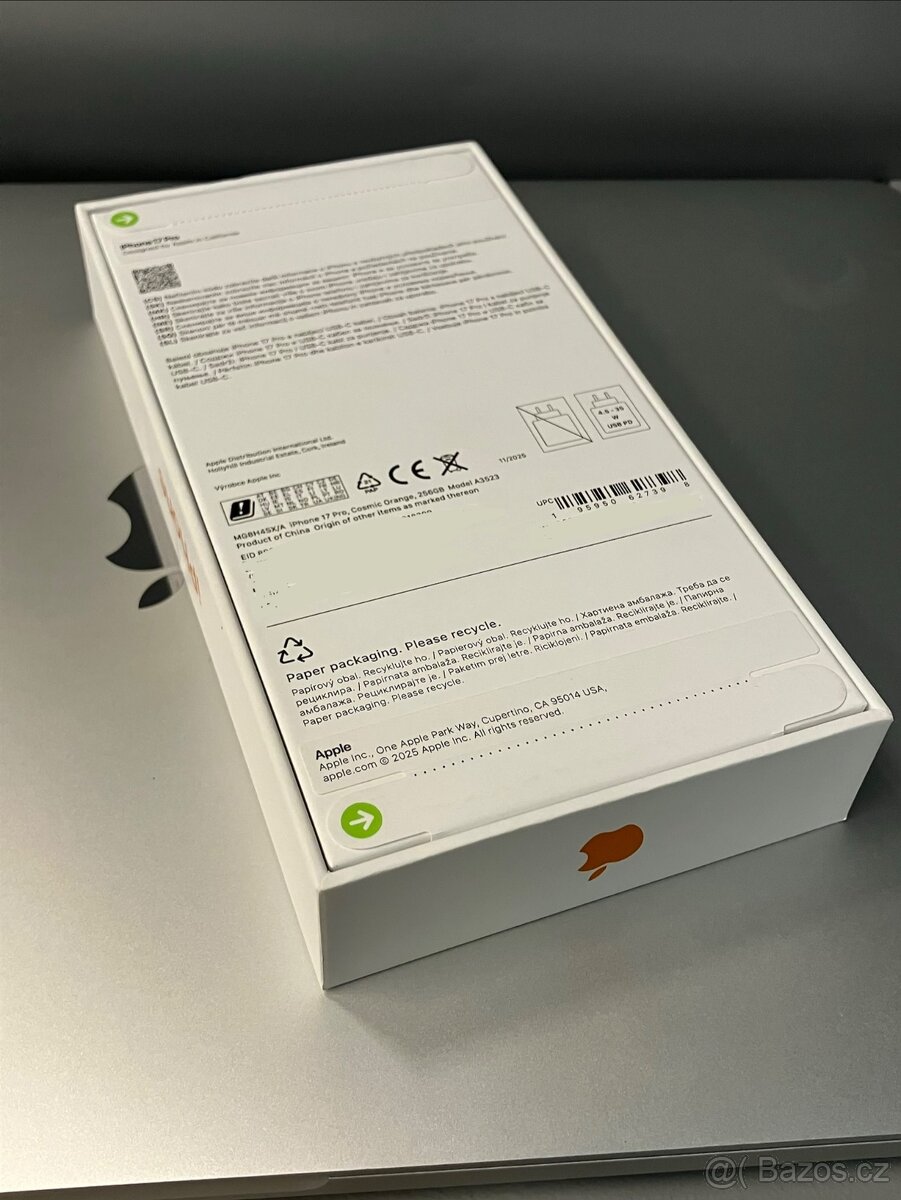 iPhone 17 Pro 256GB kosmicky oranžová 🧡 záruka ✅ - 2