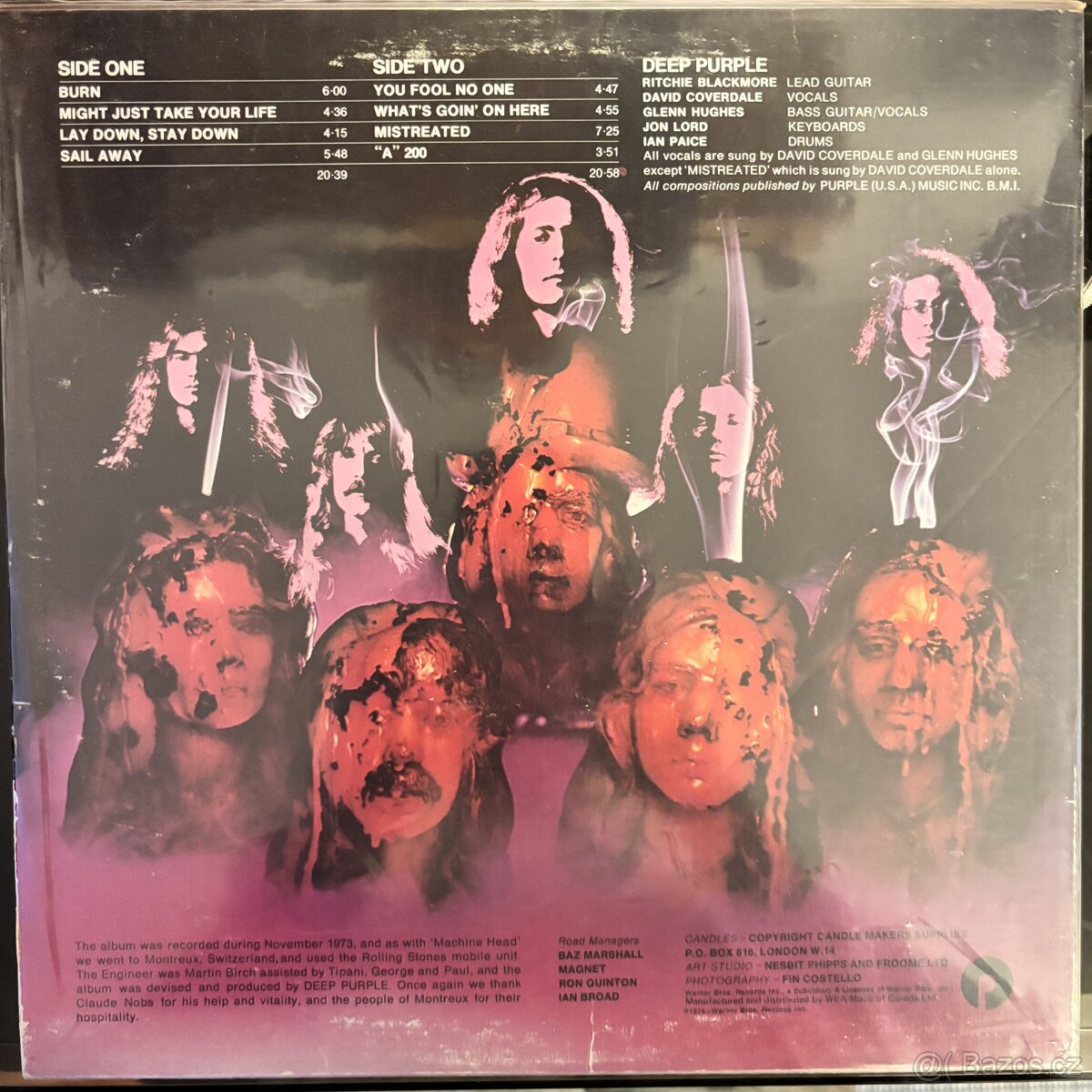 Deep Purple - Burn. LP - 2