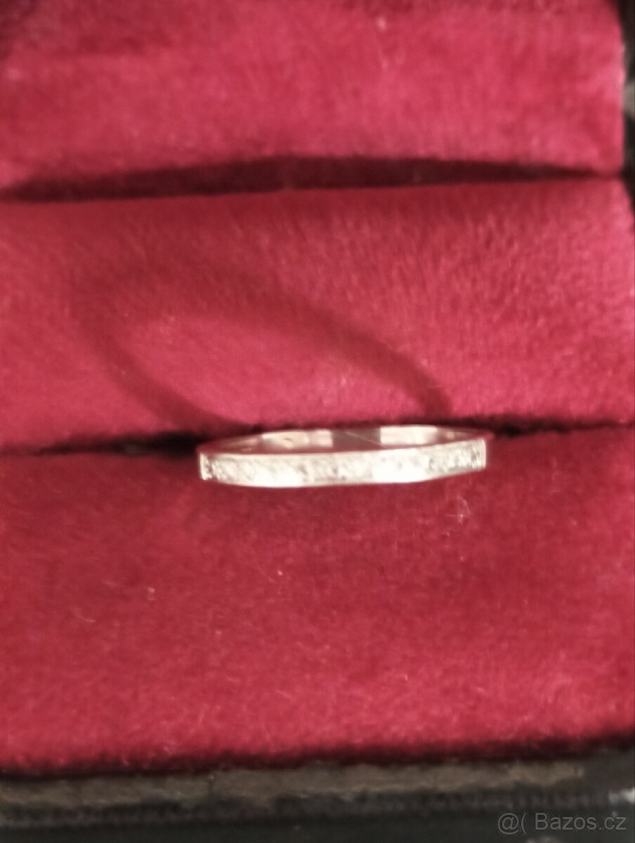 Zlatý prsten s diamanty - Ouda Diamonds - 2