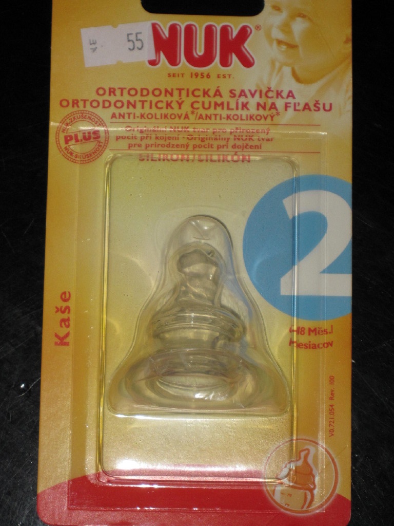 dudlík NUK + řetízek + náhradní savičky NUK - NOVÉ - 2