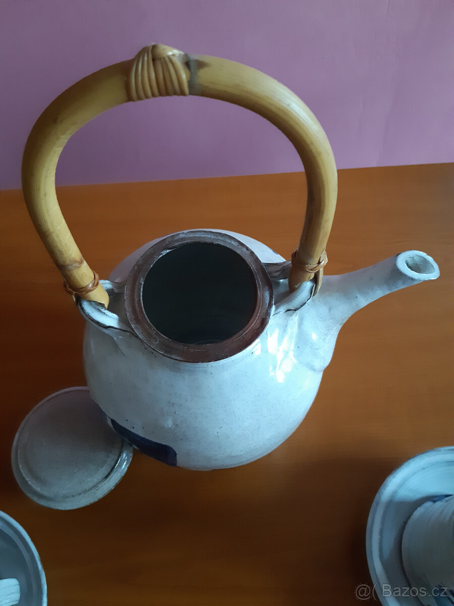 Přátelská keramická souprava s motivem koček - 2