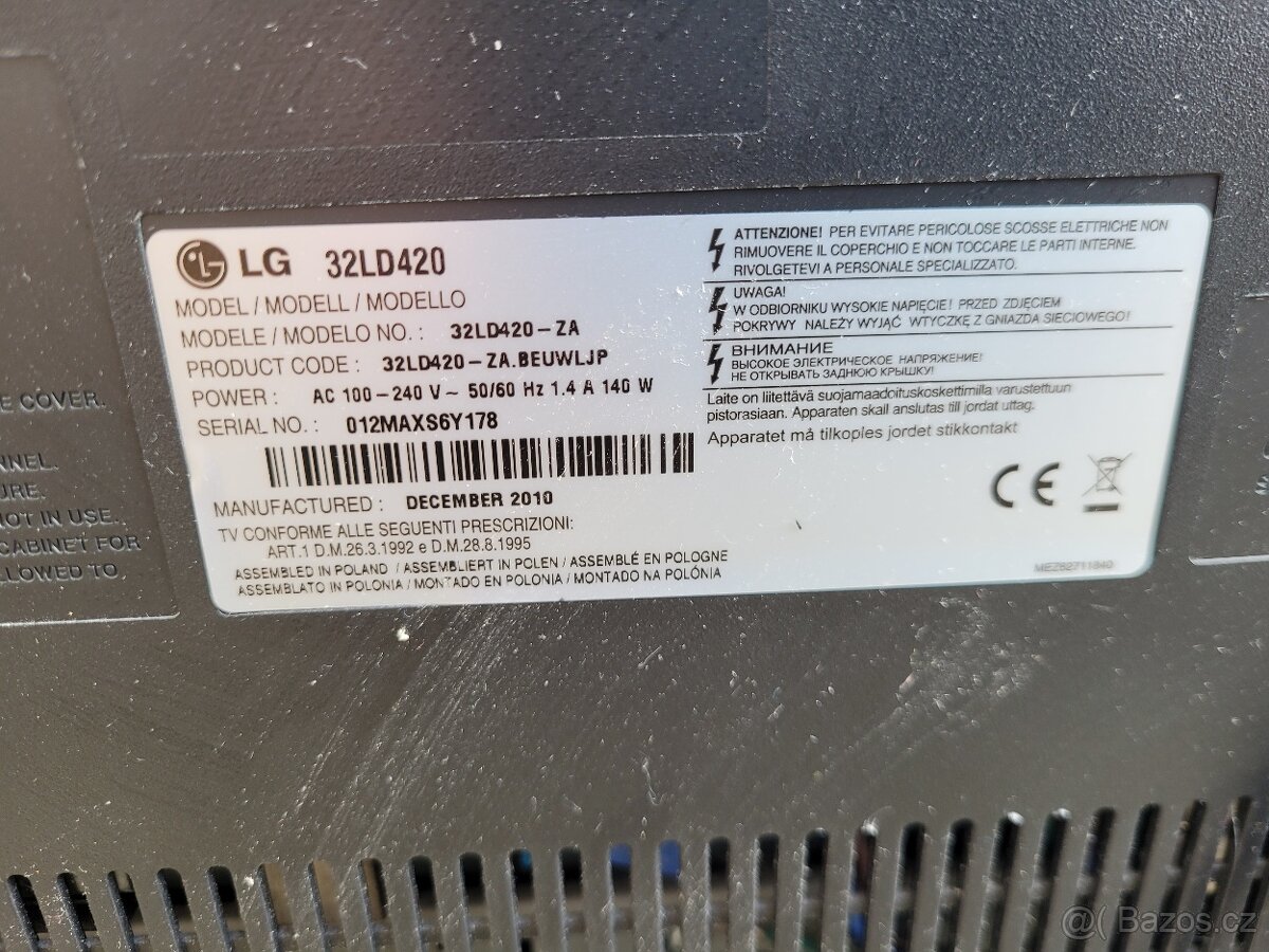 Prodám led tv zn.Lg. - 2