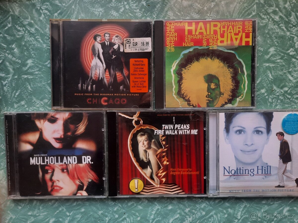 Zbírka CD soundrackov - 2
