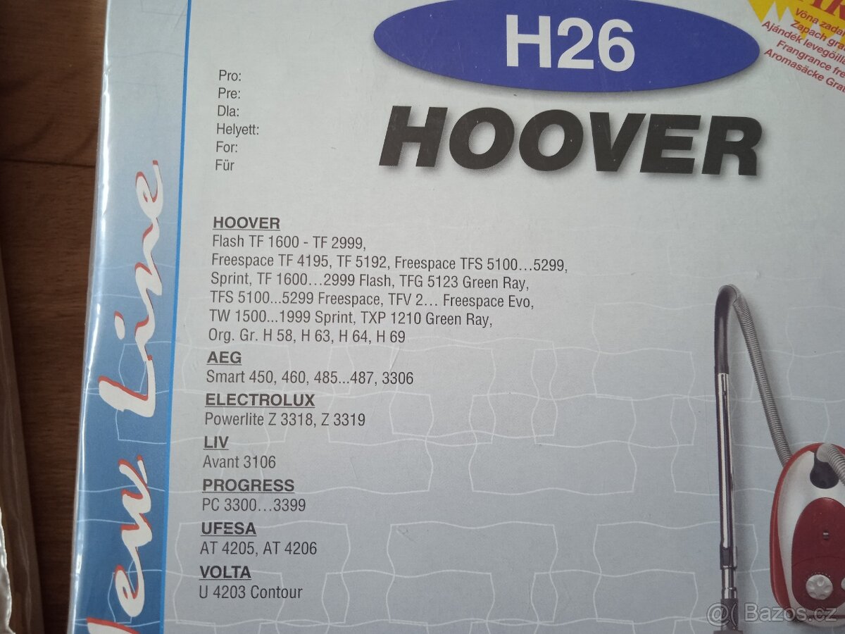 2x Sáčky Hoover H26 - 2