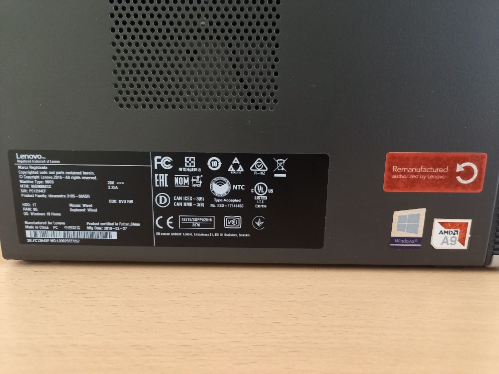 Lenovo IdeaCentre 310S-08ASR - 2