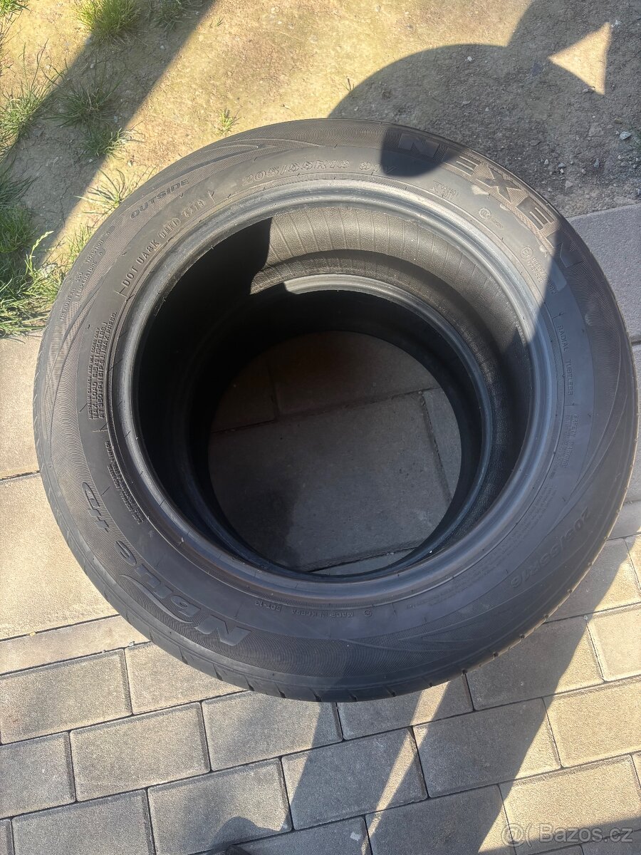205/55R16 2ks letních pneu 5,5mm - 2