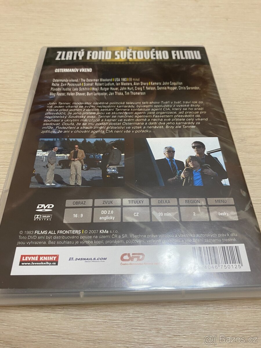 DVD: Ostermanův víkend, USA 1983, R.HAUER, D.HOPPER, J.HURT, - 2