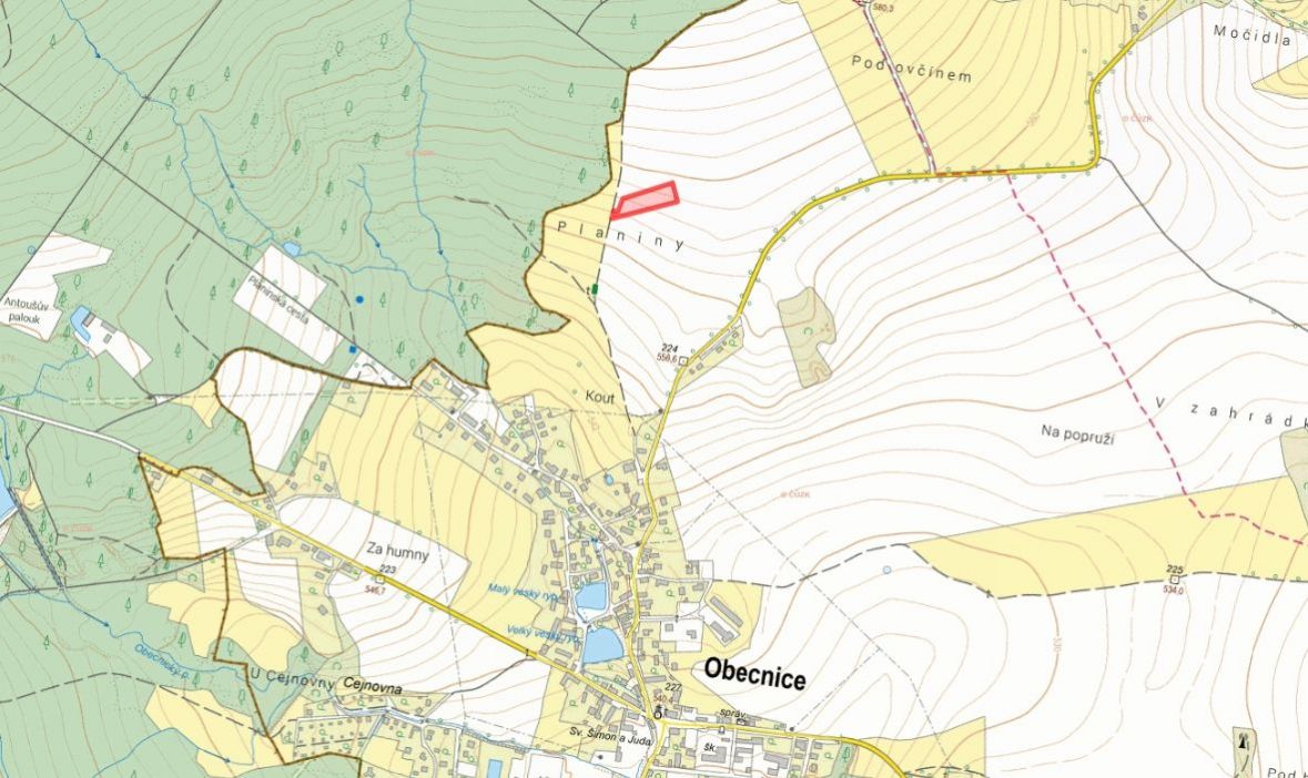 Zemědělská půda, prodej, Obecnice, Příbram - 2