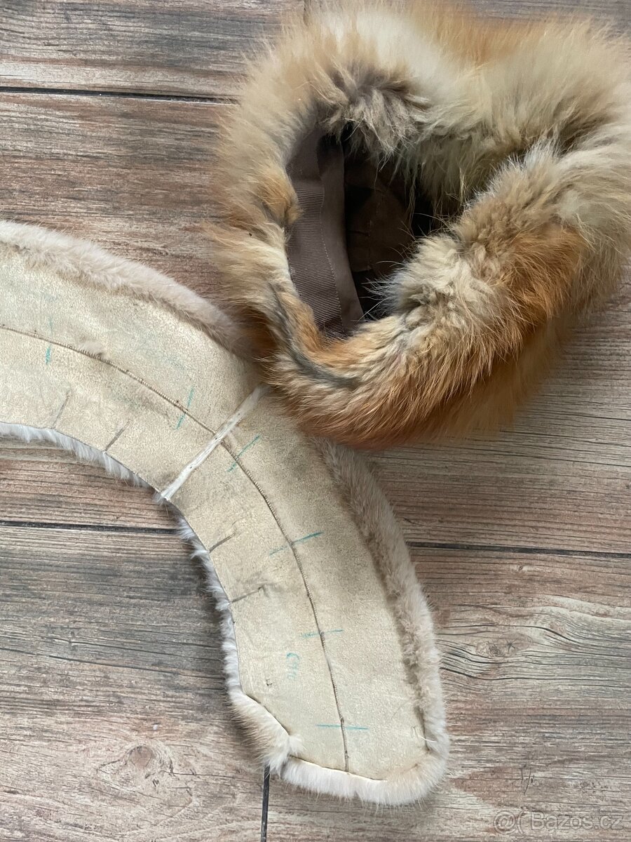 Kožešinová čepice + límec - 2