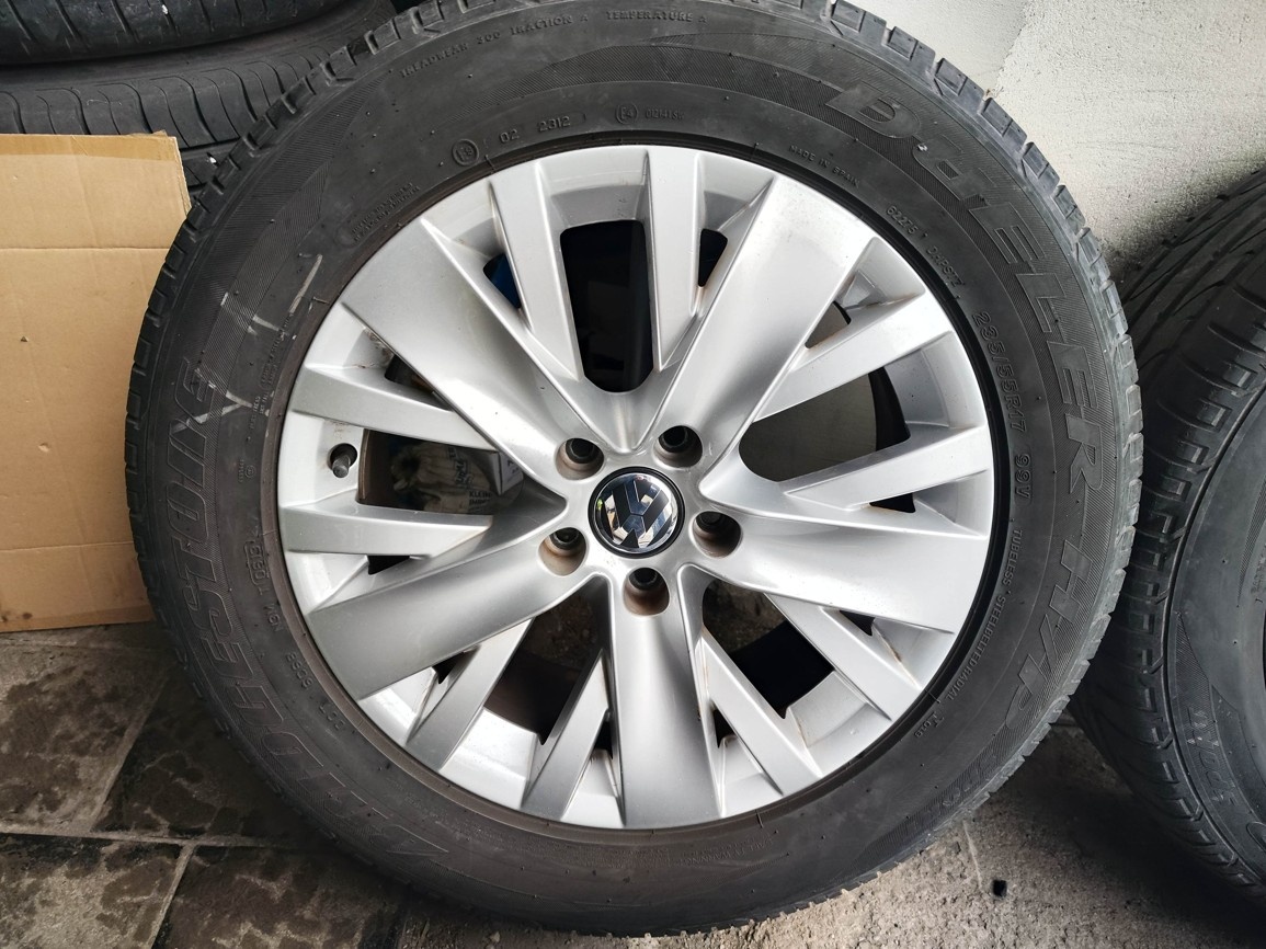 17"alu sada disků Spokane 5x112 origo VW Tiguan Phaeton - 2