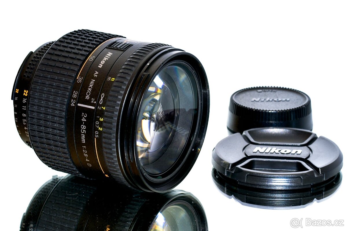 Nikon AF Nikkor 24-85mm 1:2,8-4 D + UV filtr TOP STAV - 2