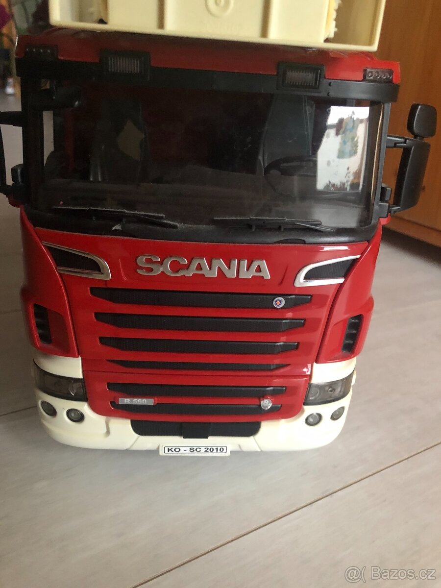 Hasičské auto Scania + žebřík (Bruder) - 2