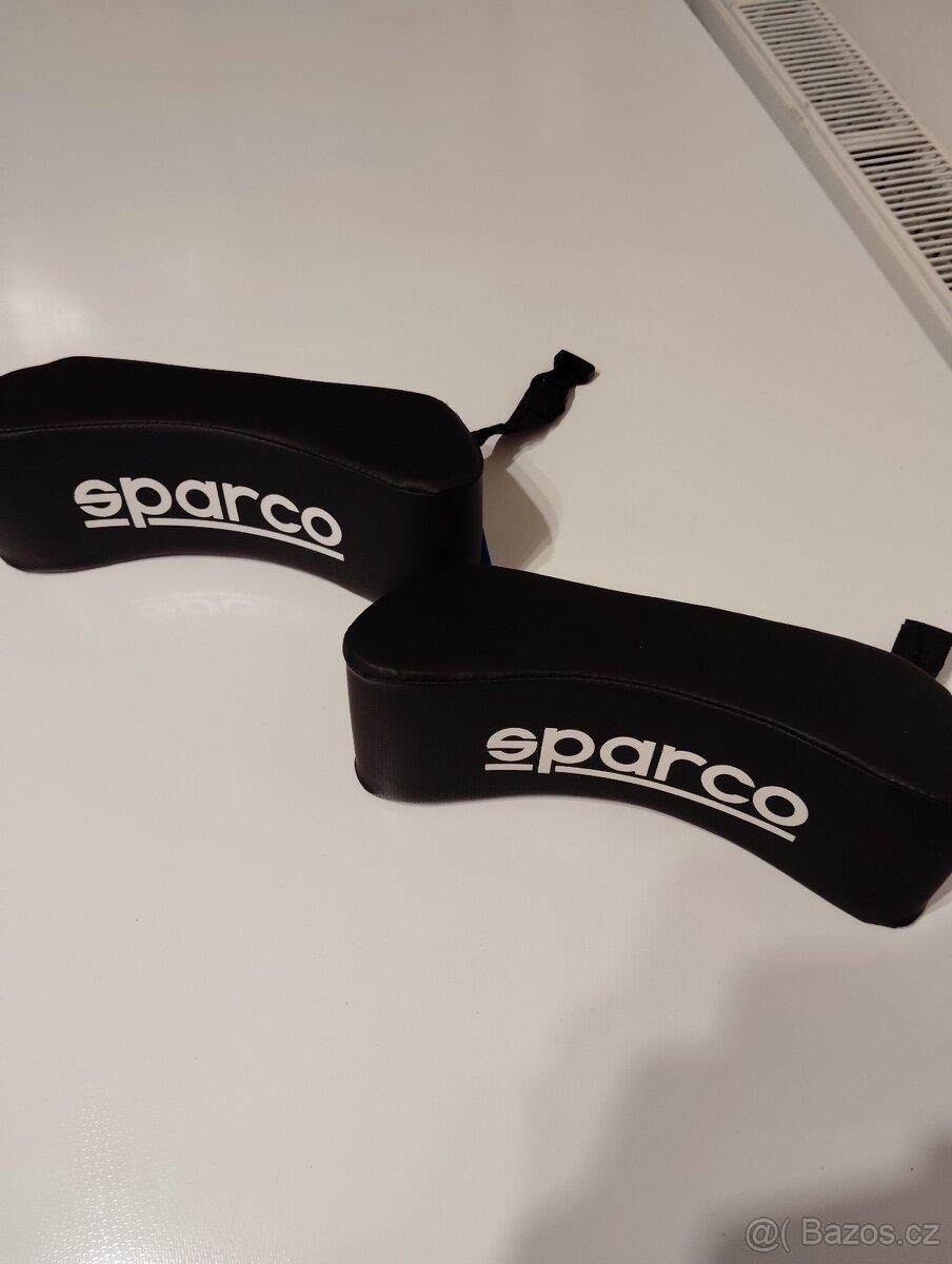2x Krční sportovní opěrka zn. Sparco-černá - 2