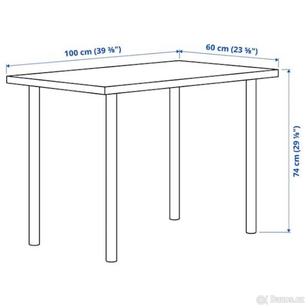 stůl IKEA Linmon/Adils - 2