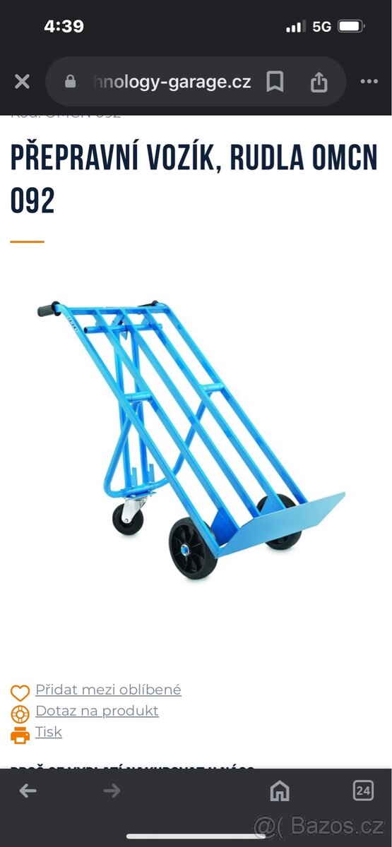 Rudlík , vozík - 2