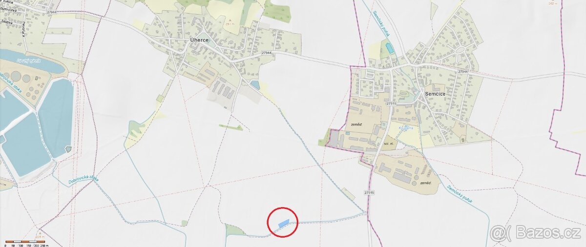 Prodej orné půdy v kú Úherce 0,1 ha - 2