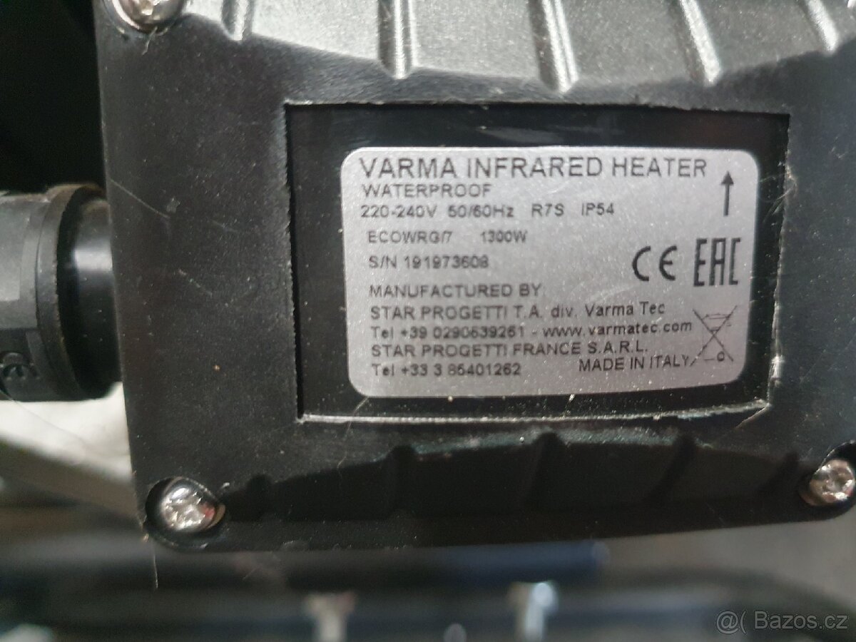 Infrazařič přenosný 1300 W - 2