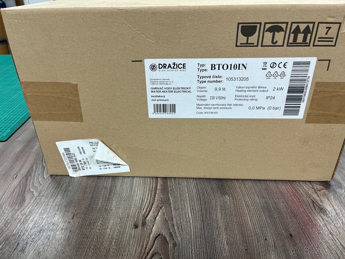 Zásobnikový ohřívač Dražice BTO10IN, bojler - 2