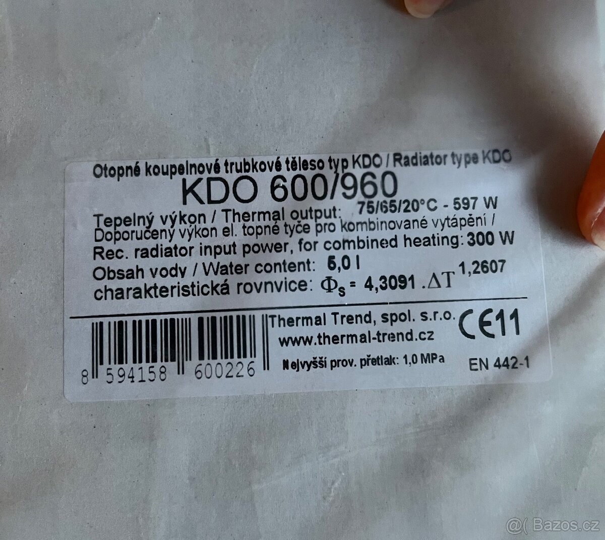 žebříkový radiátor - 2