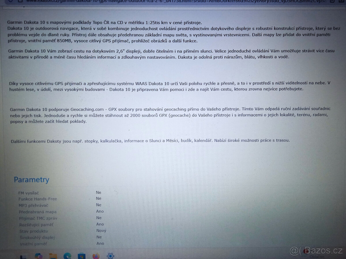 Garmin Dakota 10 GPS navigace - 2