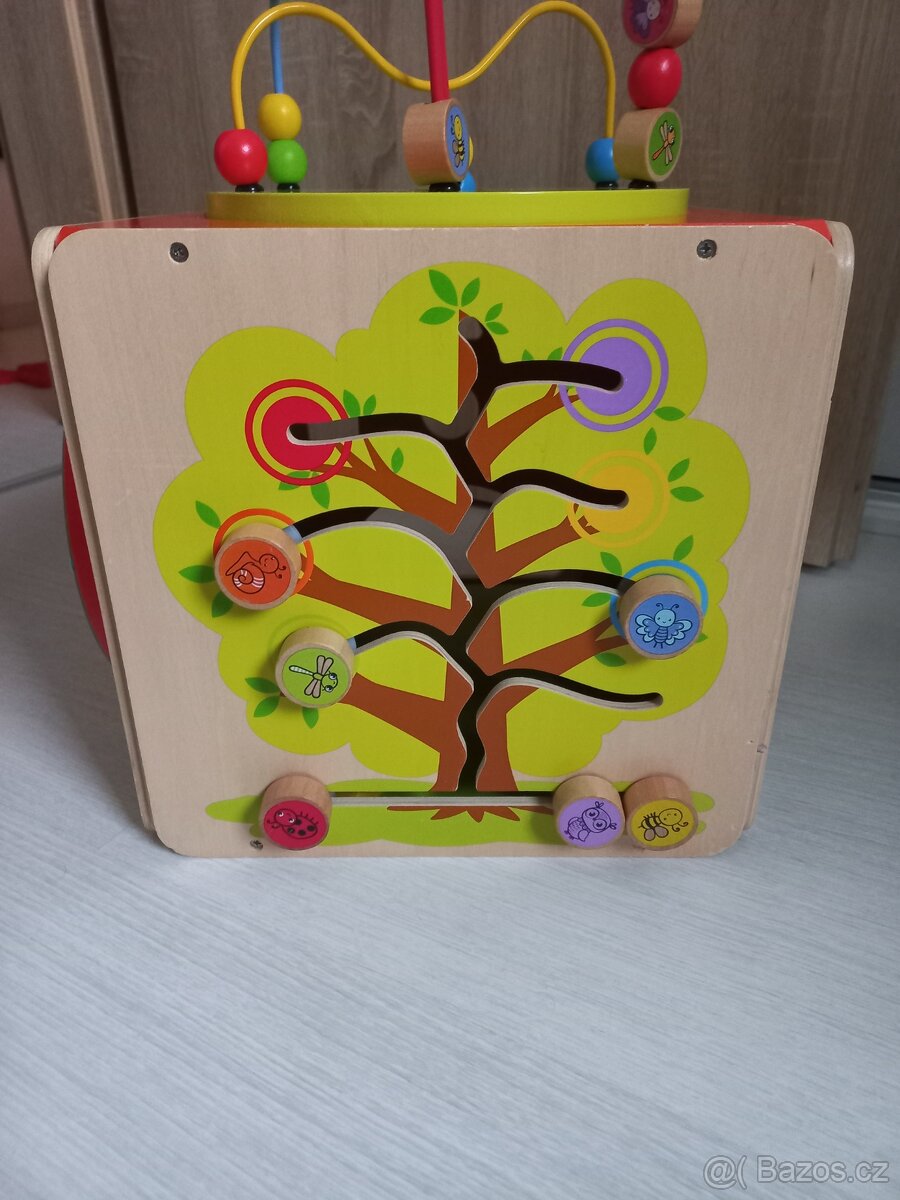 Velká dřevěná hrací kostka - 2