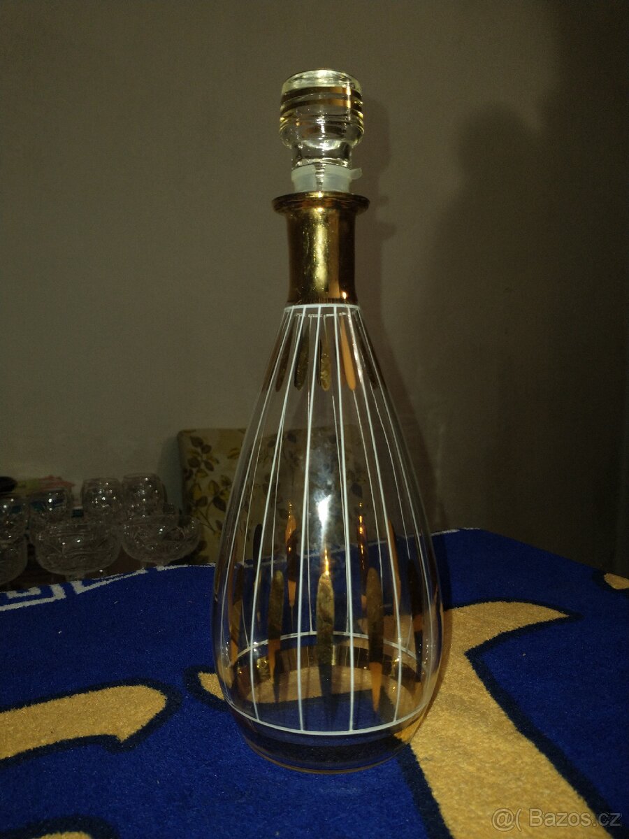 Likérová souprava (karafa a skleničky) - 2