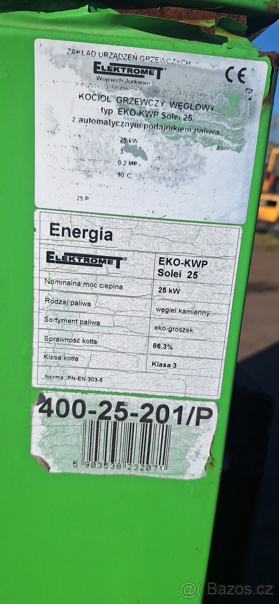 AUTOMATICKY KOTEL NA UHLI 25 KW TRIDA 3 - 2