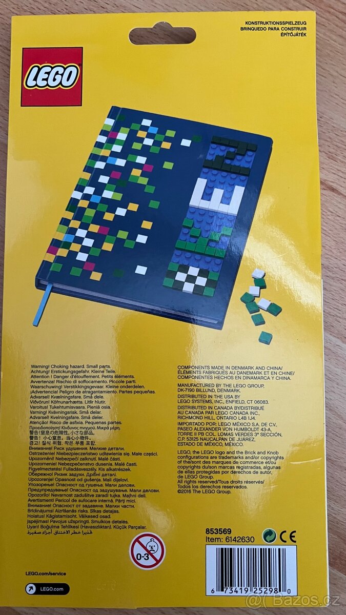 LEGO 853569 Notebook, Baseplate Cover Blue with 1x1 Tiles - 2