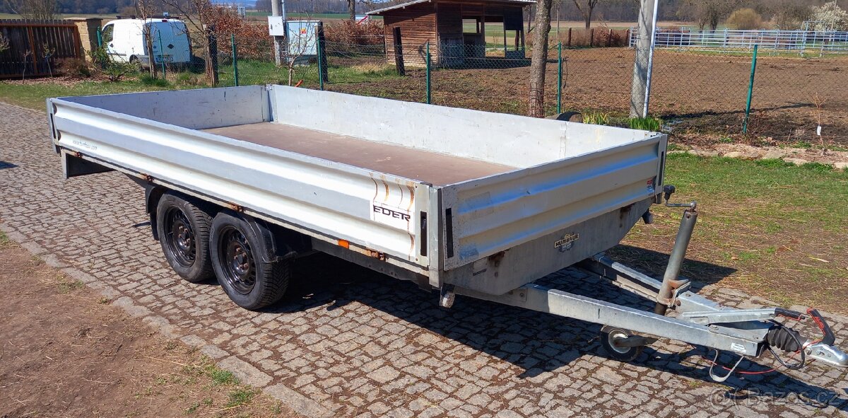 Přívěsný vozík dvouosý - 2