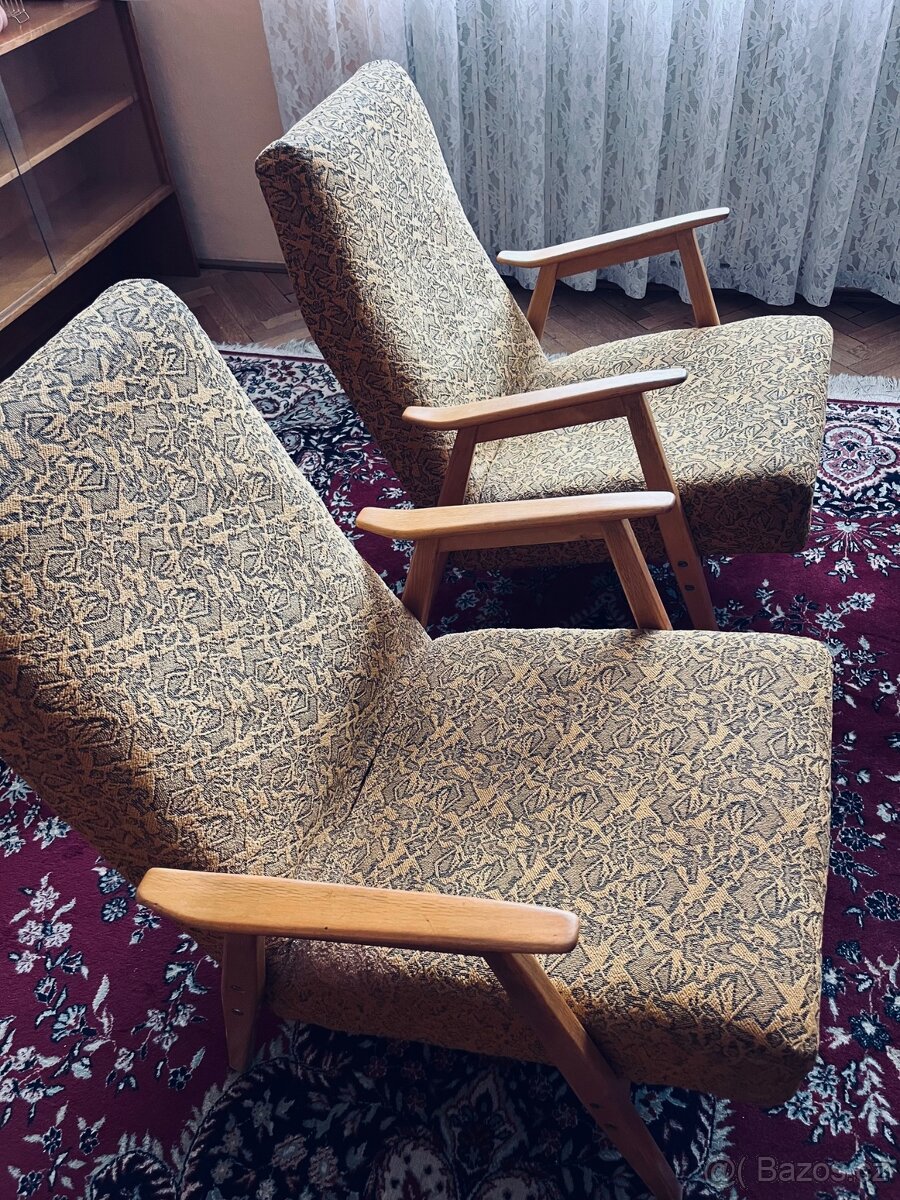 Prodám křesla Brusel 1960 - 2