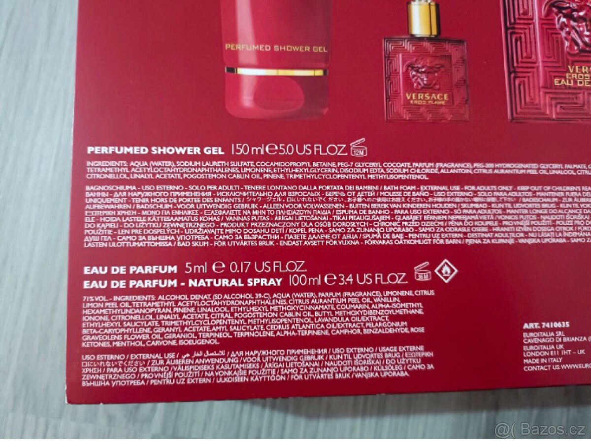 Dárková sada Versace eros flame - 2