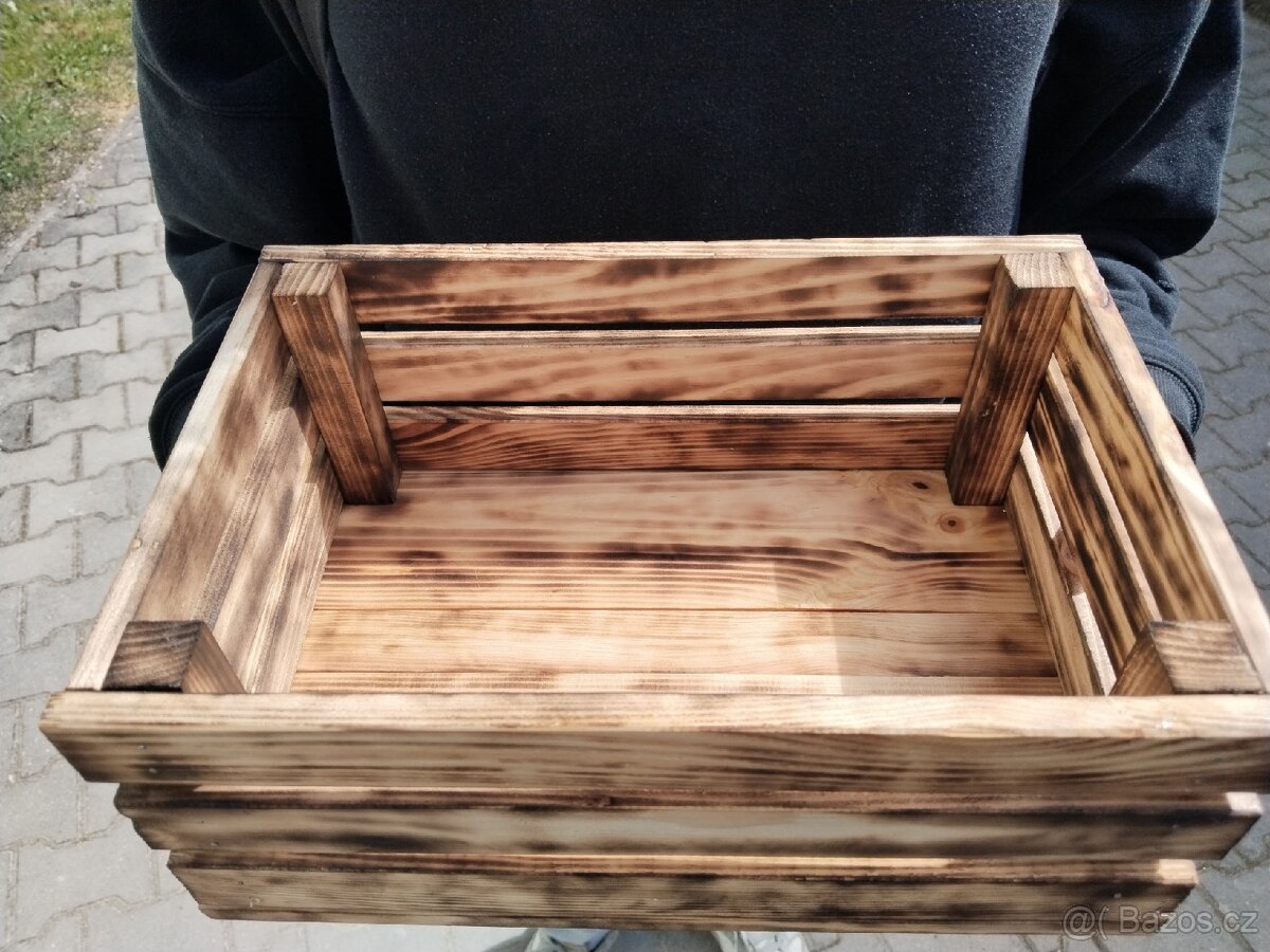 Opálená ručně vyráběná krabička - 2