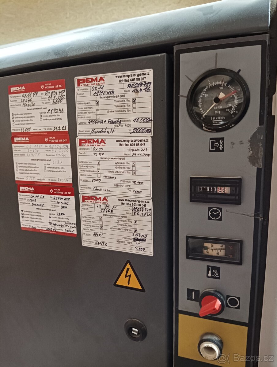 Kompresor AtlasCopco GX11FF - 2