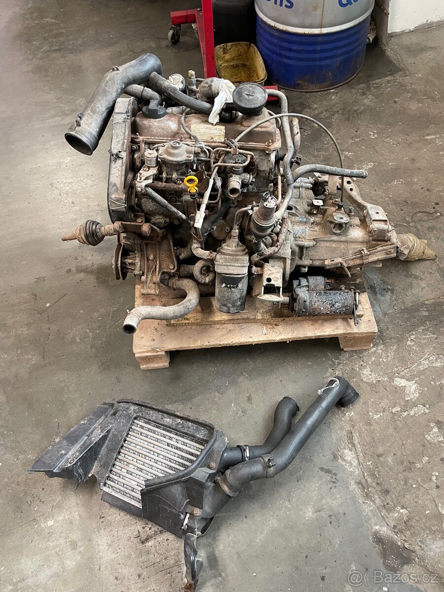 vw golf mk 2 motor 1.6 td SB 59kw - 2