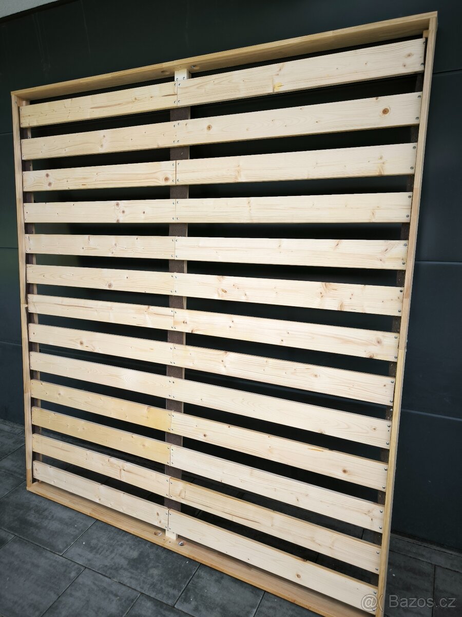 Nízký rám postele 180x200 s roštem - 2