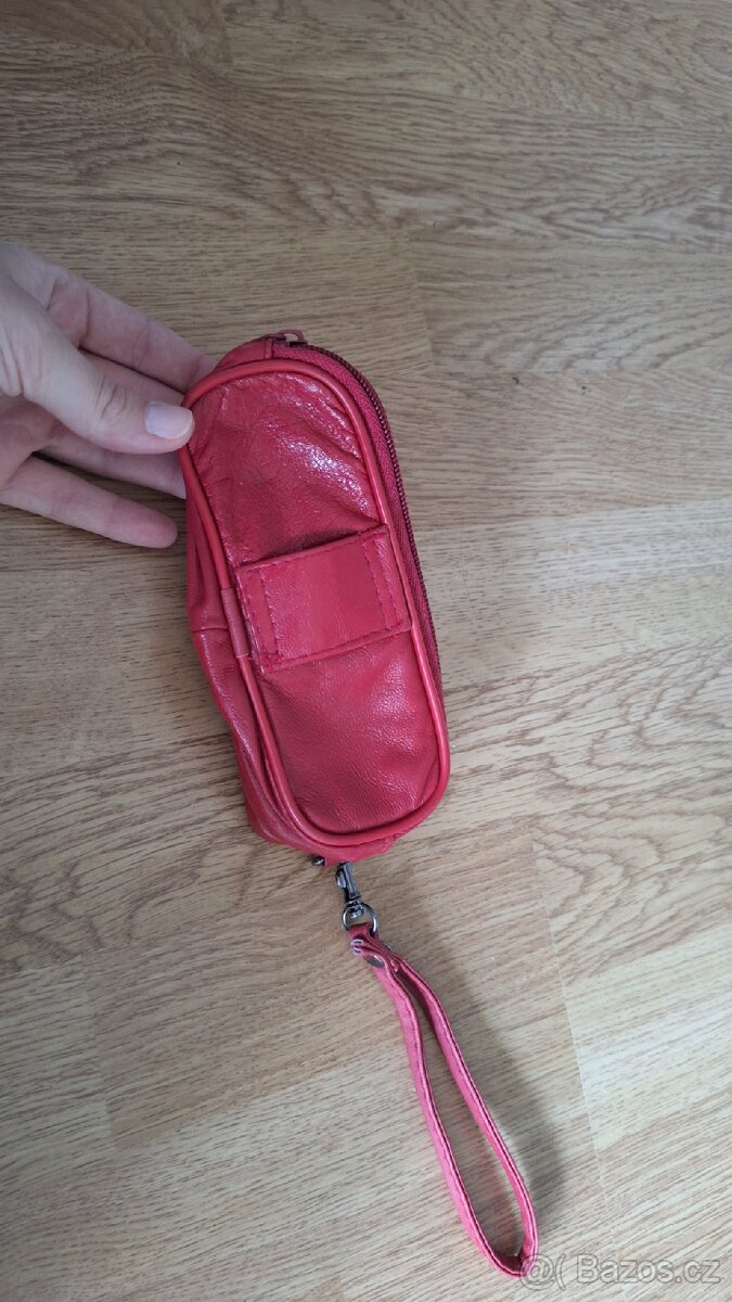 červená mini taštička - 2