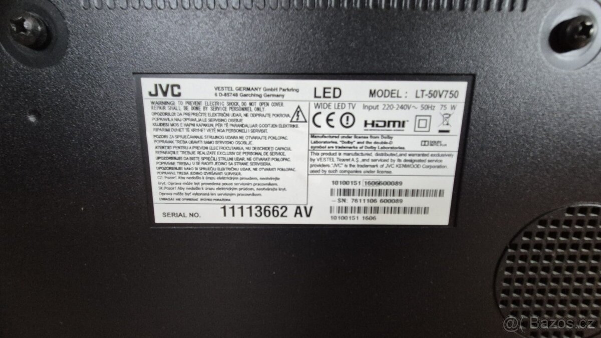 LED televize JVC LT 50V750 - 2