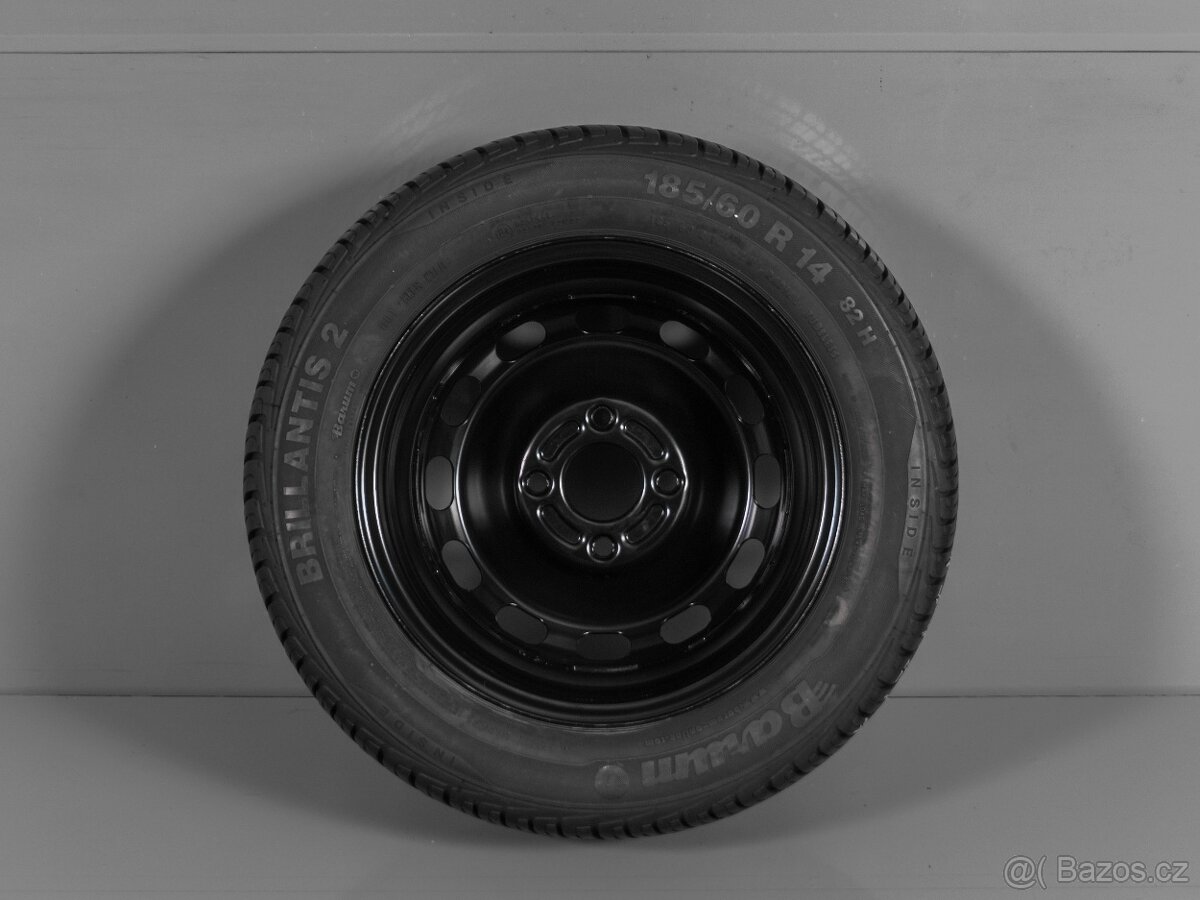 DOJEZDOVÉ KOLO FORD R14 PNEU BARUM 185/60/14 (1312TA) - 2