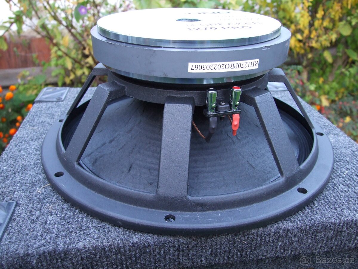 Nové středobasové 12" reproduktory 8ohm 250 / 500 W - 2