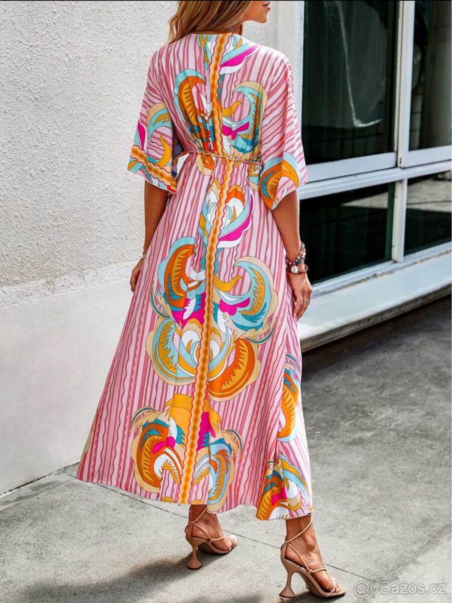 Nové dámské dlouhé šaty vel. S - 2