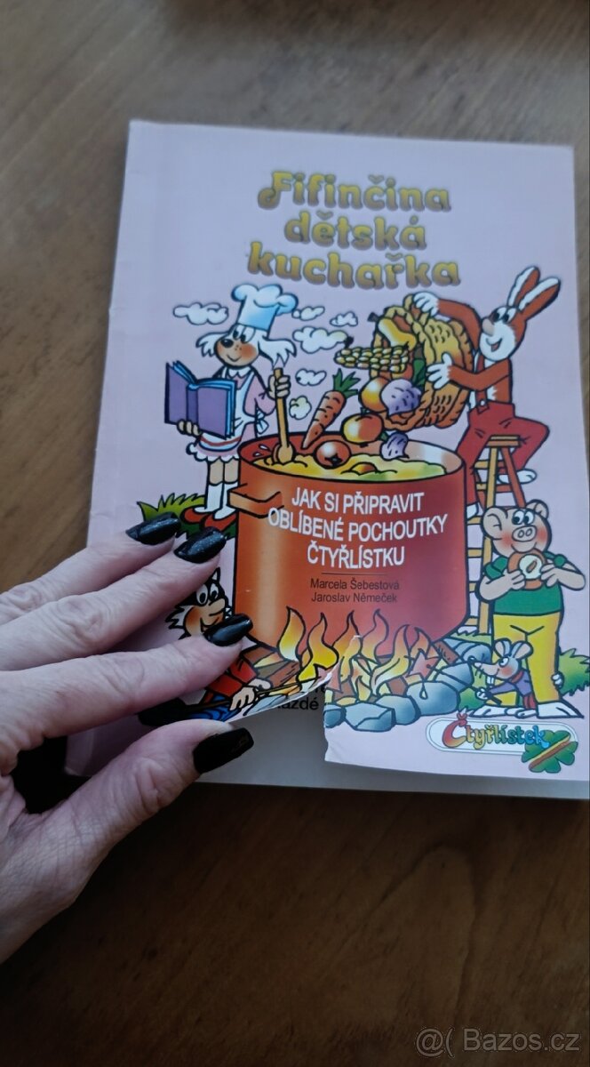 Čtyřlístek: Fifinčina dětská kuchařka rok 1999,Němeček - 2