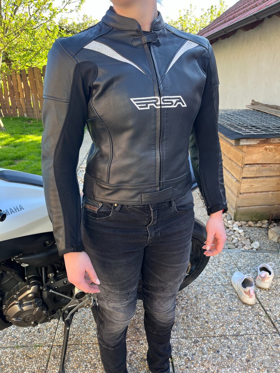 Dámská kožená bunda RSA, vel.44 - 2