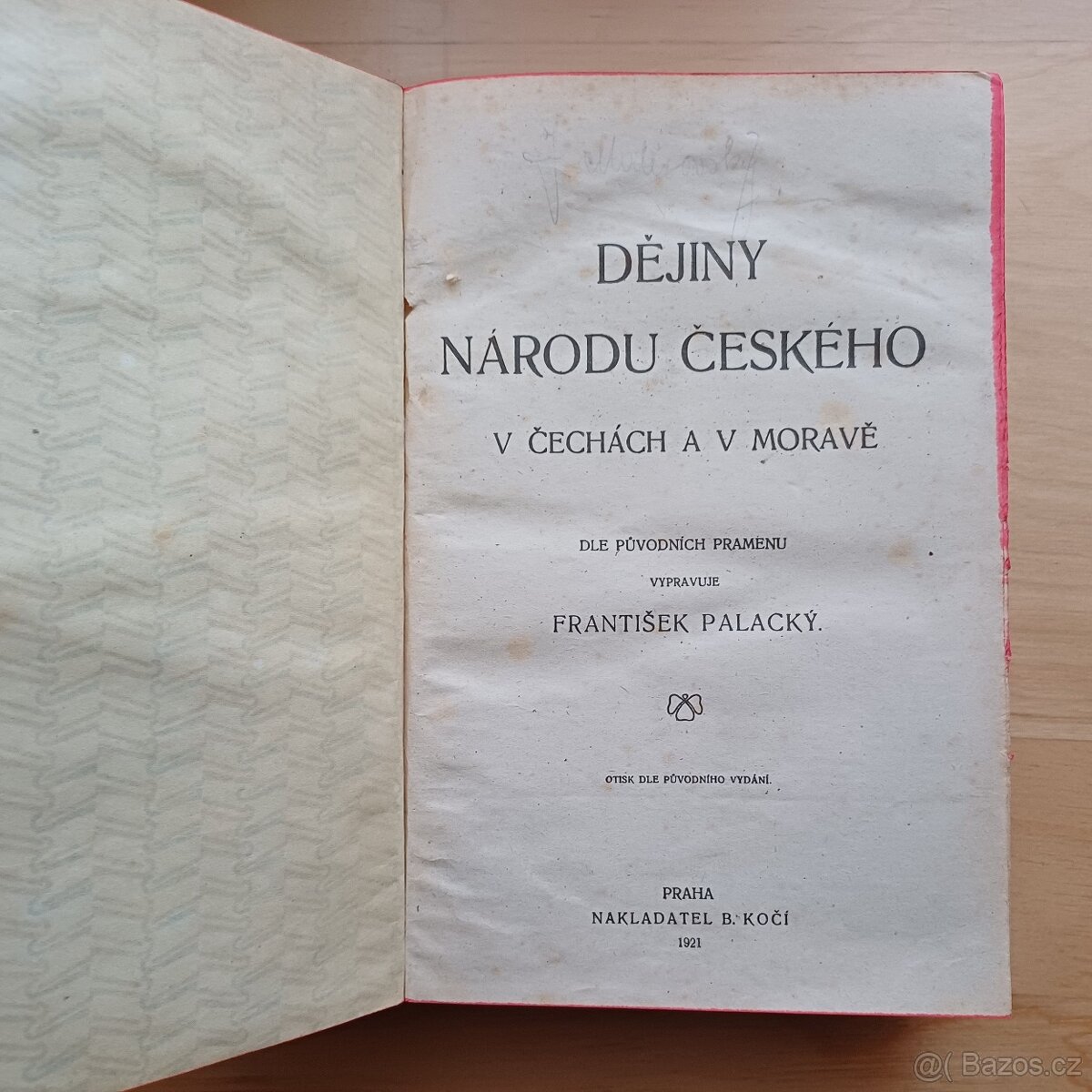 Dějiny národu českého v Čechách a v Moravě - 2